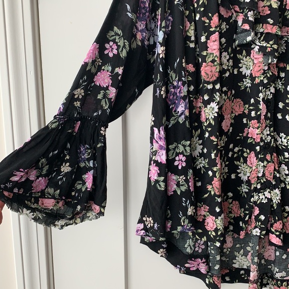 Free People Loretta Printed Floral Tunic Top - Picture 13 of 16